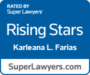 Rising Star for Super Lawyers for Karleana L Farias.