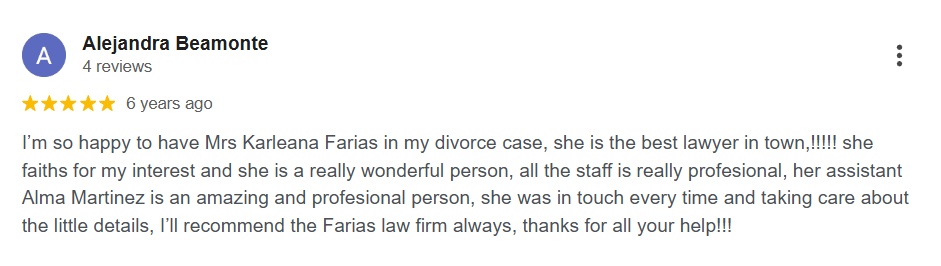 Military Divorce Lawyer in Houston Client Review